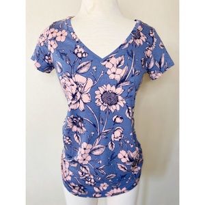 Floral Maternity Shirt